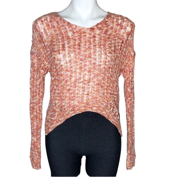 Freshman v-neck pointelle knit sweater, NWT, small - Picture 3 of 9